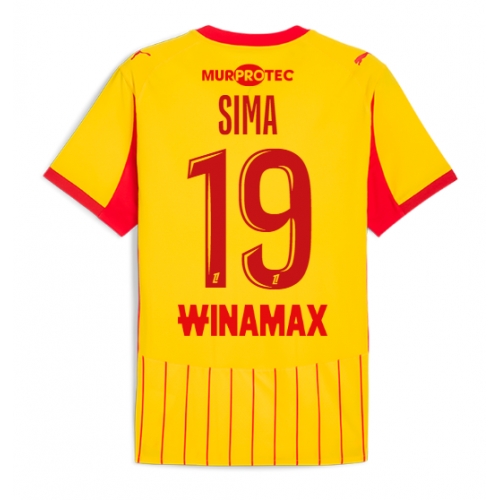 Billige Fotballdrakt RC Lens Abdallah Sima #19 Replika Hjemmedrakt 2025-26 Kortermet Billige Fotballdrakt RC Lens Abdallah Sima #19 Replika Hjemmedrakt 2025-26 Kortermet